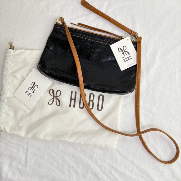 HOBO INTERNATIONAL Darcie Leather Crossbody Wristlet Shoulder Bag Purse NWT - Picture 11 of 14